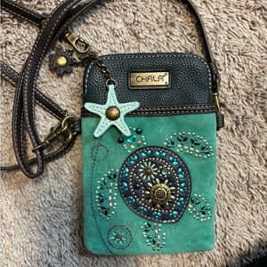 Chala Crossbody Bag with Turtle and Starfish Charm